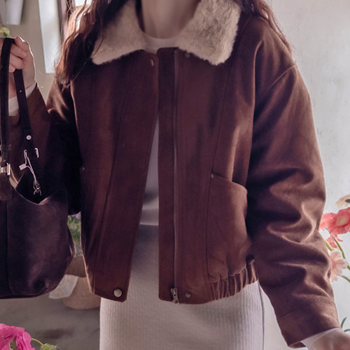 Burnings Warm Lining Wellon Cotton Suede Padded Jacket [size: F (55~66)]