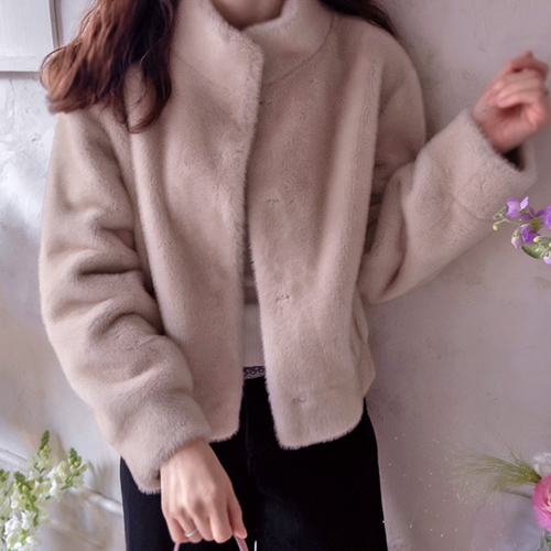 Christine Soft, Flexible Mink Fur Warm Luxe Coat [size: F (55-66)]