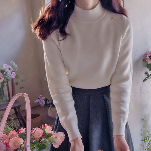 Soft lining, warm, all-over mink fur pendant, thick half-polar [size: F (55~66)]