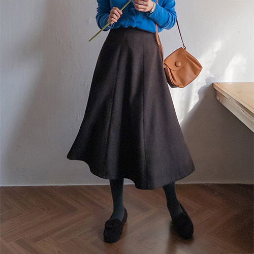 Boniton Charur Silky Soft Tencel Aline Skirt [size: F (55-66)]