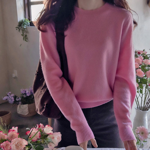 Craven Warmth Raund neck sophisticated wool knit [size: F(55~66)]