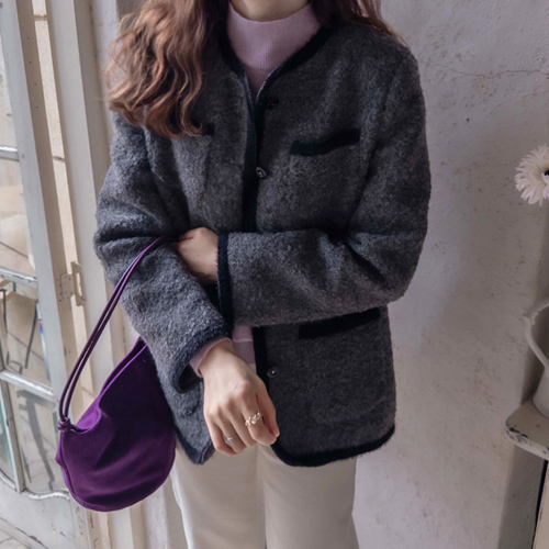 [LABEL] Anklau's soft, lined, warm, quilted, luxurious jacket <FONT color=#d8a4a4>[Fitting Sale]</font>