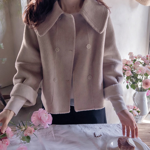 Henderson Cute Double-button Handmade Coat [size: F (44~55)]