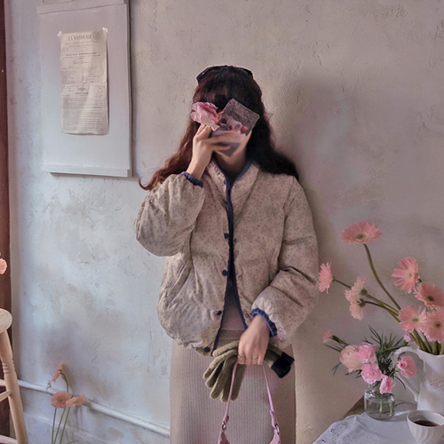 Conyflower soft corduroy thick cold wave padding [size: F (55~66)] 