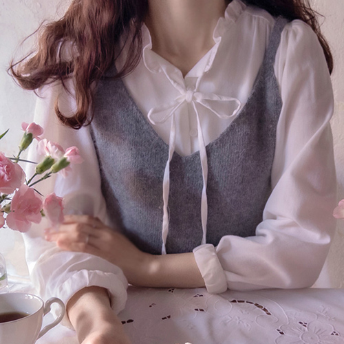 Austin Angora Winter Wool Lovely Cody Bustier [size: F(55~66)]