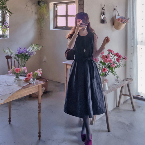 Winter Romance Season Quilting Edge Fit Quilting One Piece [size: F(55~66)]