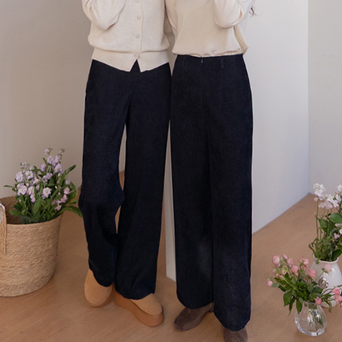 [New Arrival Special Price 8,000 Won Discount] <FONT color=#5a3954>MADE LIN</font> Serindi Chewy Soft Wool Semi-Wide Pants [size: S, M, L]