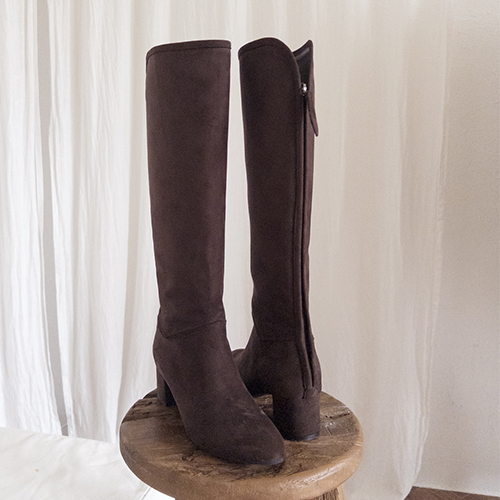 Latte Moment Suede Long Boots