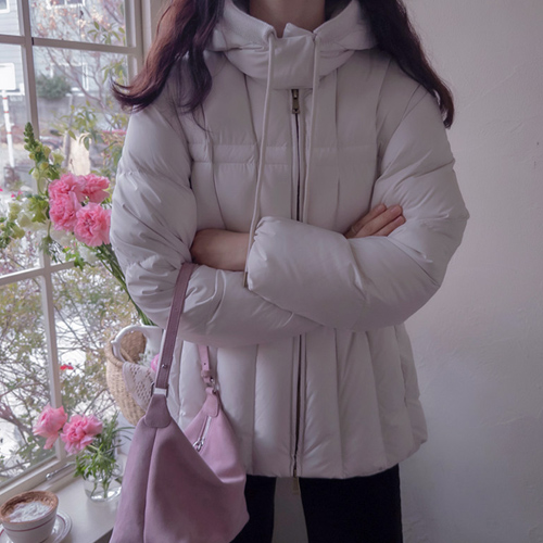 Cleavers Hanpa Ttasum Duck Down Pretty Line Thick Padding [size: M (55~66), L (77)]