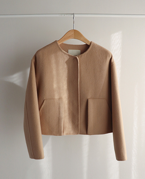 [Sample Sale] No Collar Pocket Jacket