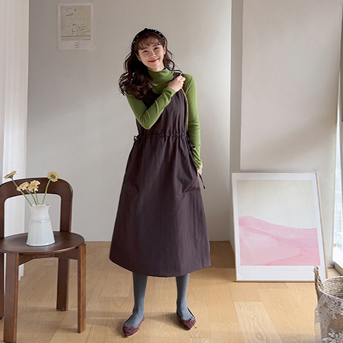 Marmello Warmth Quilted Lining Rustle One Piece [size: F(55~66)]