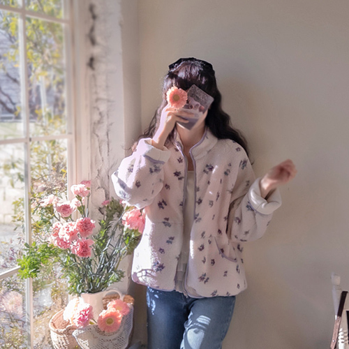Shurdin lovely Flower Dotumtasumi fleece Jumper [size: F(55~66)]