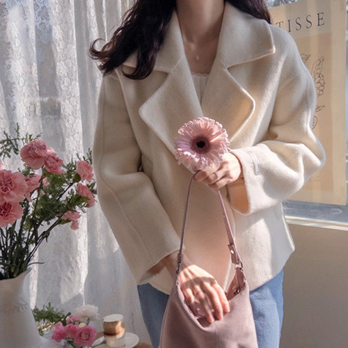 Schrobenti Hoshi Point Pocket Pretty Line Handmade Warm Coat [size: F (55~66)]