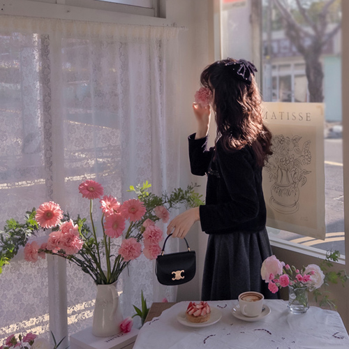 Anjaker Bizpoint Flexible Quilted Thick Bolero Cardigan [size: F (44~55)]