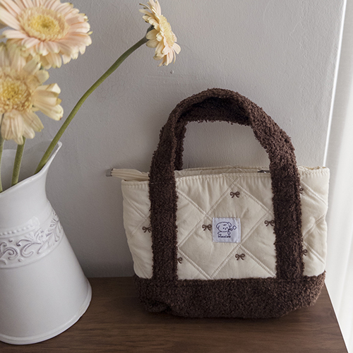 Poggle Angjeung Bowknot Mini Tote Bag