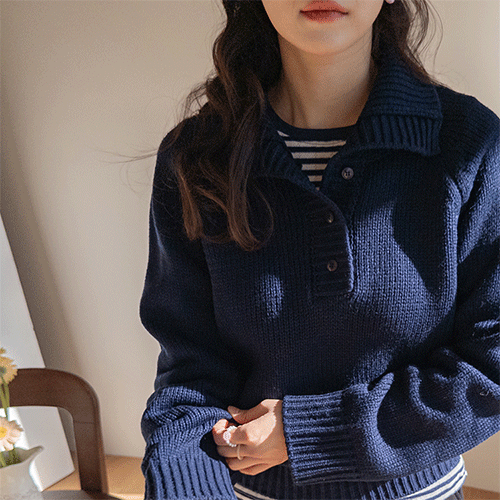 Nirelle Sensual Mood Button Detail Kara Knit [size: F (55~66)]