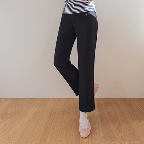 [New Arrival Special Price 8,000 Won Discount] <FONT color=#5a3954>MADE LIN</font> Porsche Hidden Banding Straight Fit Slacks [size: S, M, L]