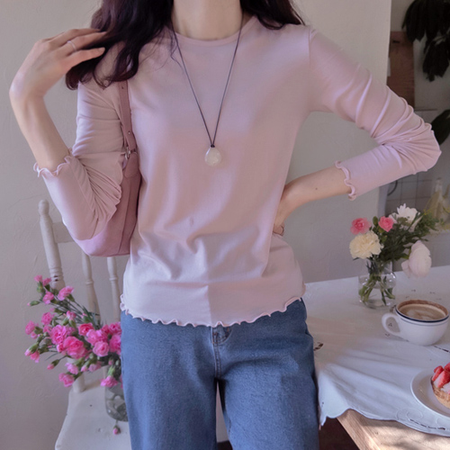 Ankris Spring Tencel Wave Bodlespan Loose Fit Tee [size: F(55~66)]