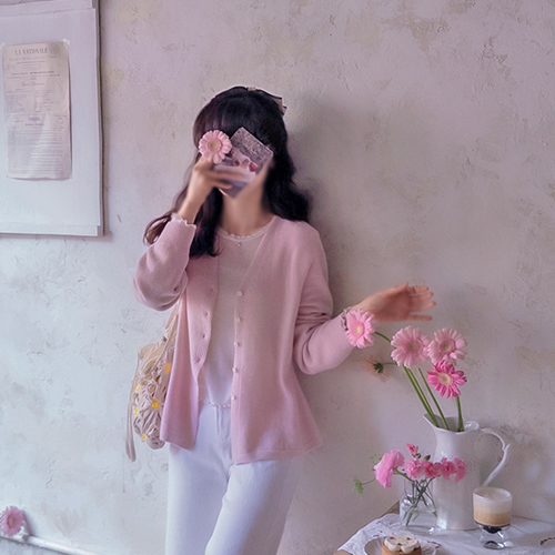 Honey's lovely hula line hollgarment cardigan [size: F(55~66)]