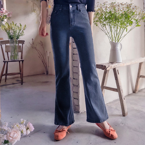 David Semi-Bootcut Stretch Band Pants [size: S, M, L]