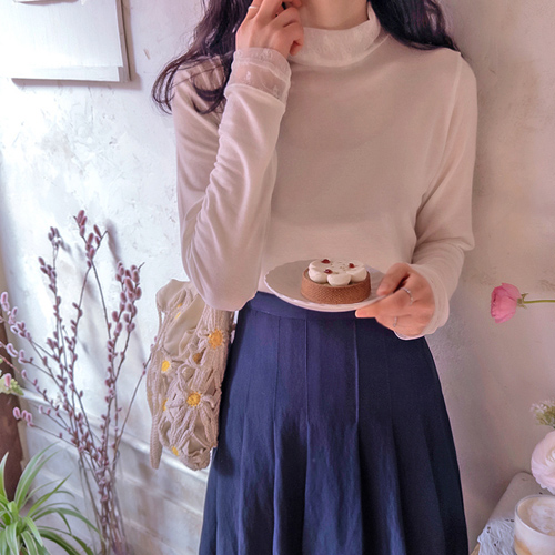 New Clavin lovely see-through lace tencel spandex half-polarity [size: F(55~66)]