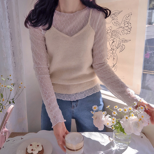 Rosetia Spring Pastel Coordination Elegant Bustier [size: F (44~66)]