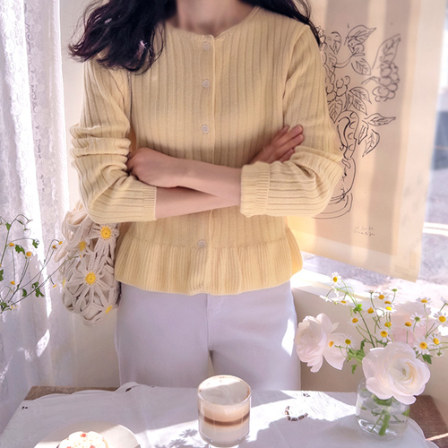 Spring Season Golji Flare Elegant Slim Fit Cardigan [size: F(55~66)]