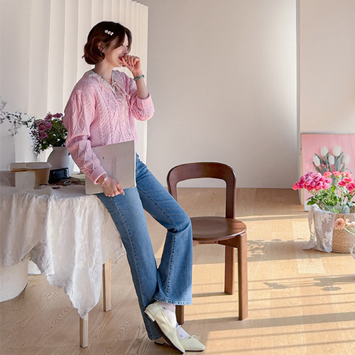 Sereno Daily Mood Loose Fit Cable Knit [size: F (55-66)]