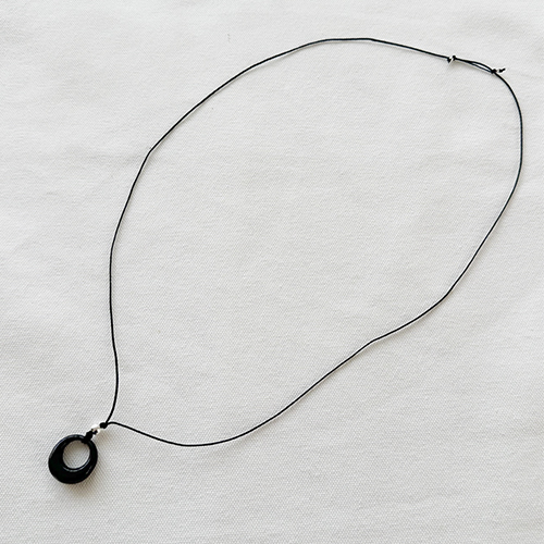 Boldring Stone Black Long Necklace