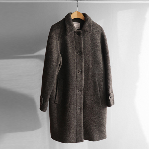 [Sample Sale] MADE LIN Raffia Raglan Wide Wool Coat