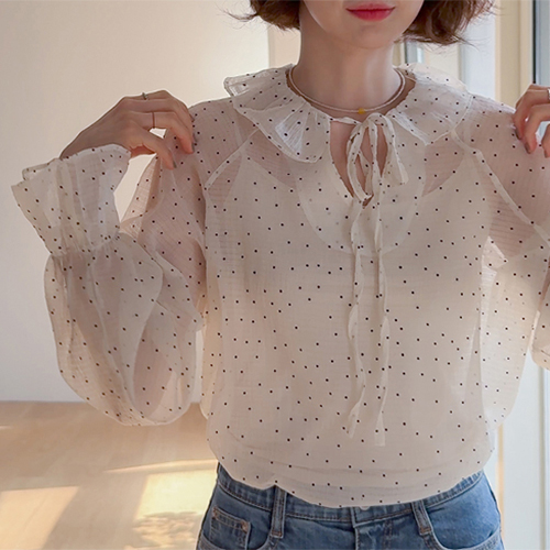 Loenci Charur Yeorifit Janjandot Blouse [size: F(55~66)]