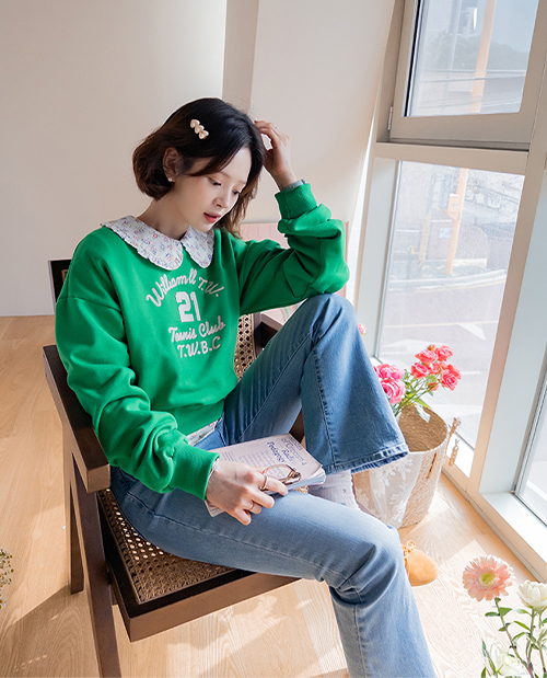 Lapinel Spring Color Soft and Flexible Man to Man Tee [size: F (55-66)]