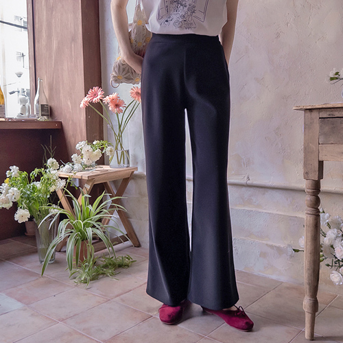 [New Arrival Special Price 7,000 Won Discount] <FONT color=#5a3954>MADE LIN</font> Deloitte Cheese Span The World's Most Comfortable Body Covering Pants [size: F (55~66)]