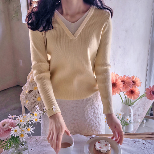 Razbel Bomber Layered Softness Knit [size: F(55~66)]