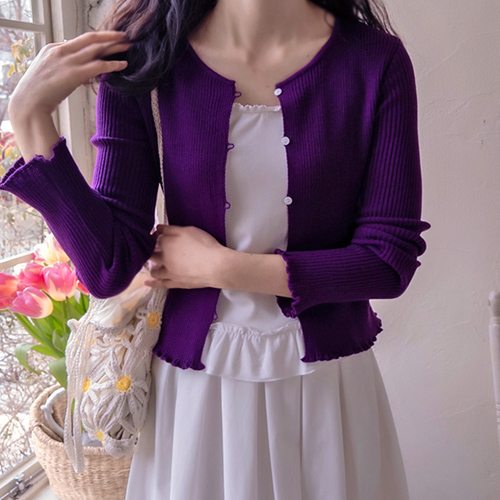 Haze Sharingan Comfortable Stretchy Corrugated Cardigan [size: F(55~66)]