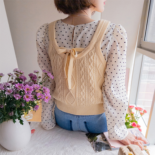 Coizun Daily Mood Knit Bustier [size: F(55~66)]