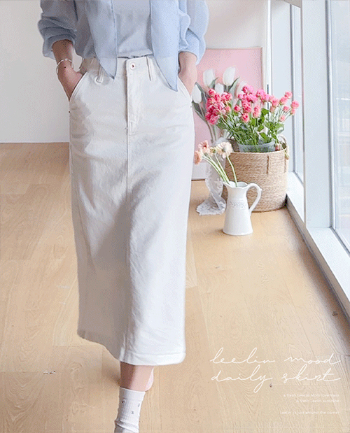 Frento Hline back team cotton rong skirt [size: S, M, L]