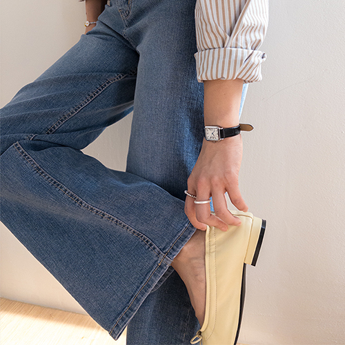 [New Product Special Price: 10,000 Won Discount] <FONT color=#5a3954>MADE PREMIUM</font> Ditto Semi-Wide Denim Pants [size: S, M, L, XL]