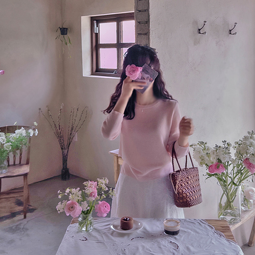 Love Pendant Waistband Viscose Luxury Knit [size: F (55~66)]