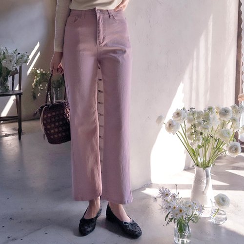 Spring Cut Stretchy Spandex Cute Fit Daily Pants [size:S,M,L]