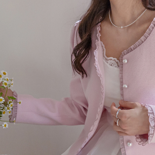 Leaf Lace Stretchy Spandex Layered Sleeveless Top [size:F(55~66)]