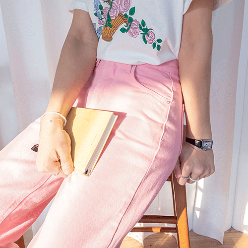 [Sturdy Fit] Delroy Straight Fit Cotton Pants [size:S,M,L]