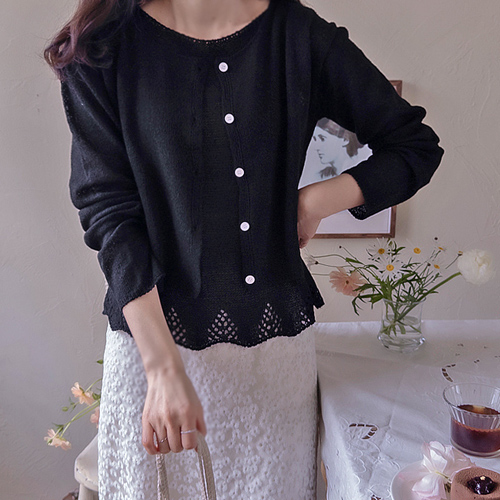 Polomance Lovelyz Cardigan and Sleeveless Set [size:F(55~66)]