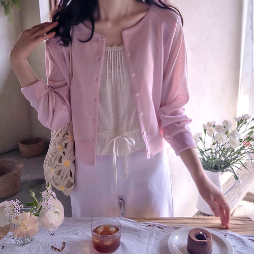 Shookland Lovely Pastel High Quality Cardigan [size:F(55~66)]