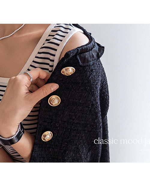 [Reversible/Stretch Spandex] Morien Corrugated Striped Layered Sleeveless Shirts [size:F(55~66)]