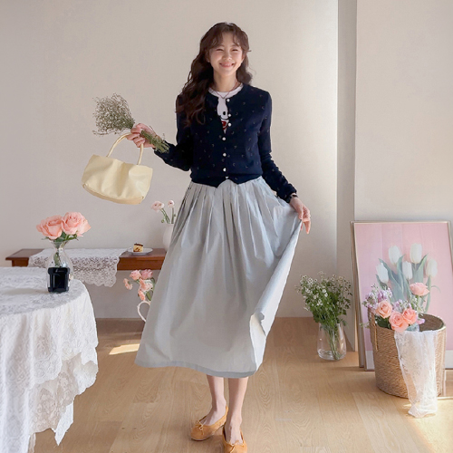 Alice Elegant and Feminine Pleats Skirt [size:F(55~66.5)]