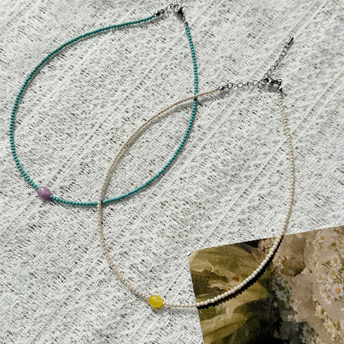Akoya Emerald Beads Necklace