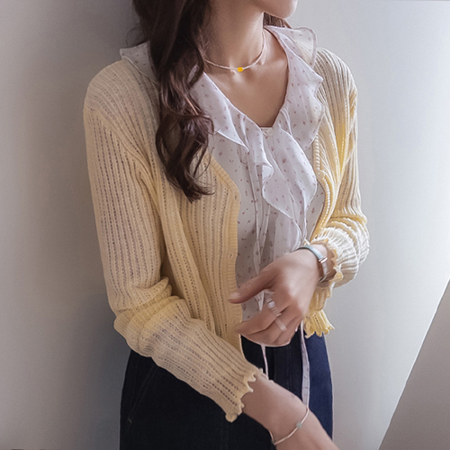 Robello Delicate Mood Wavy Cardigan [size:F(55~66)]