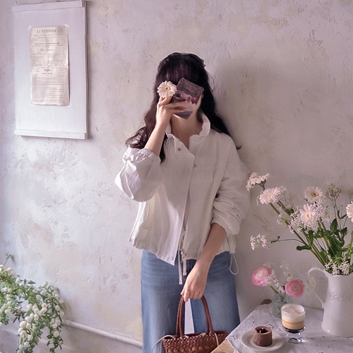 Anklotz Lacepoint Moist & Rustling Zip-Up Jumper[[size:F(55~66)]