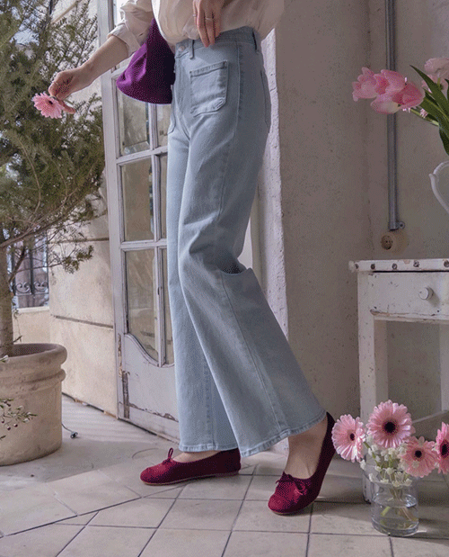 [Summer Version] Road Pocket Spring Wide Stretch Spandex Slim Fit Band Pants [size:S,M,L]